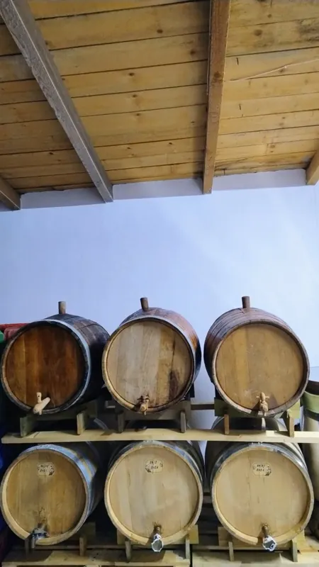 Βαρέλια στο κελάρι